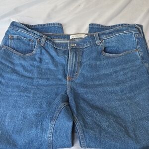 Abercrombie & Fitch Straight Leg Blue Jeans